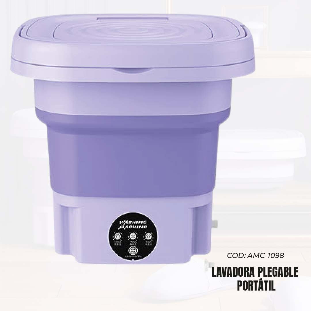 LAVADORA PLEGABLE PORTATIL